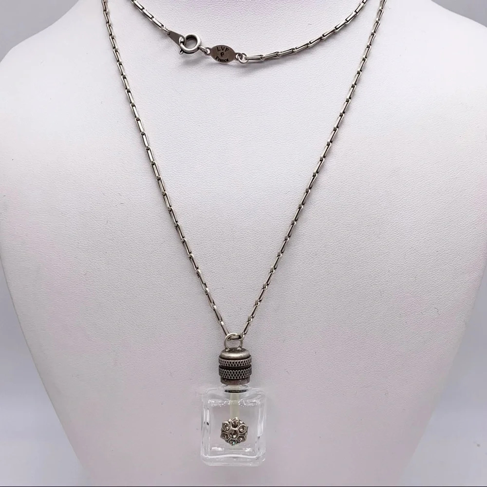 Catherine Popesco La Vie Parisienne Fragrance Scent Bottle Necklace